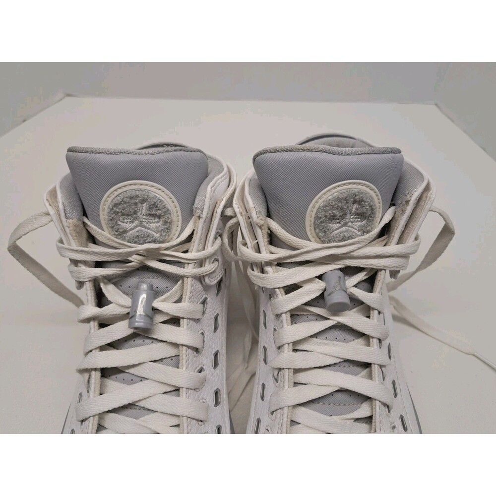 Jordan Ol' School 'White Metallic Silver' Size 10 317223-114 Preowned - Picture 8 of 8